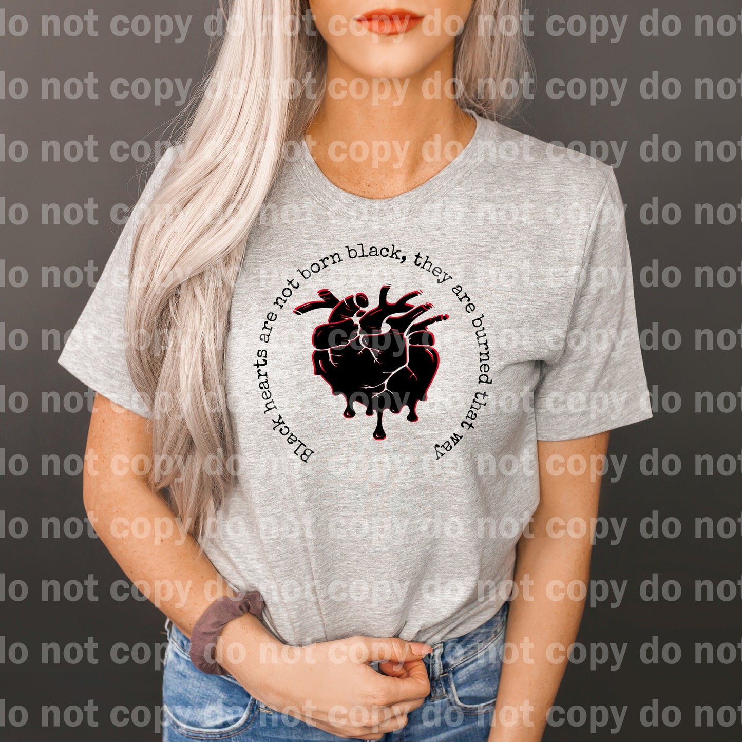 Black Hearts Are Not Born Black They Are Burned That Way Dream Print or Sublimation Print