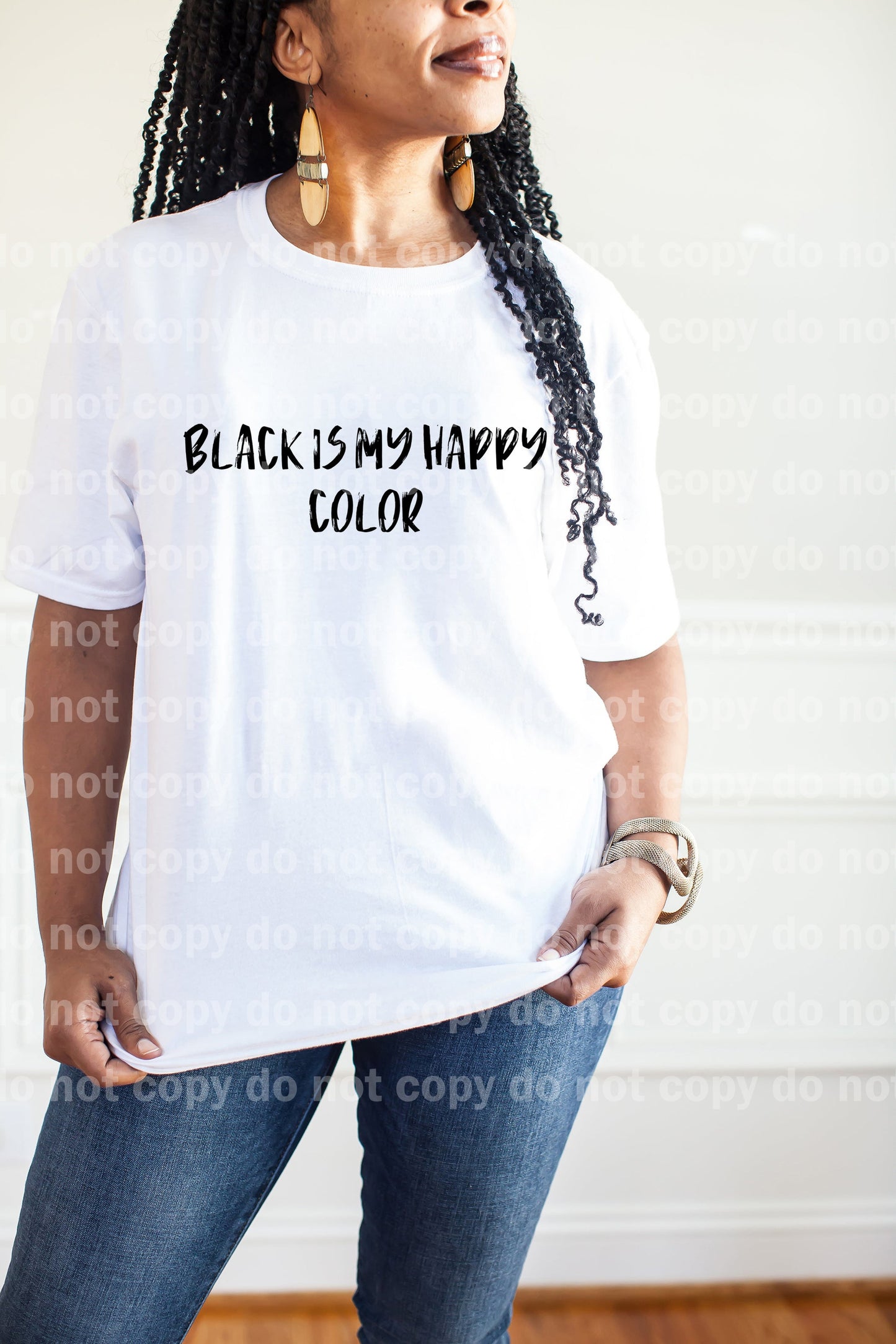 Black Is My Happy Color Black/White Dream Print or Sublimation Print