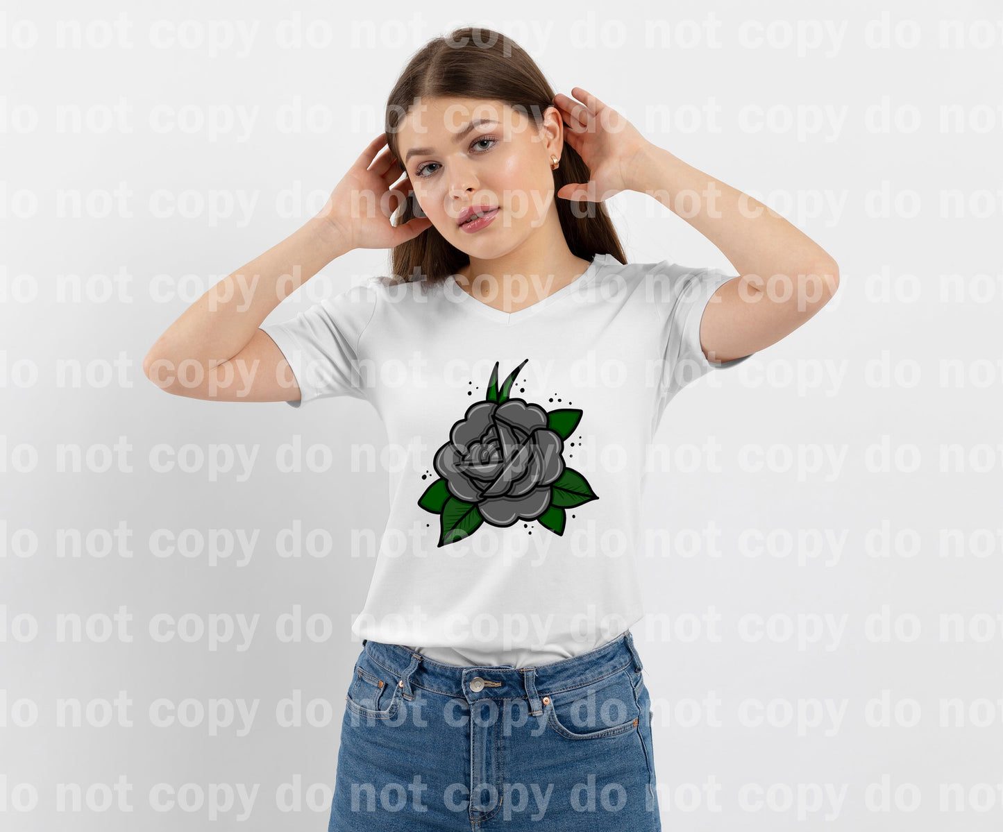 Black Rose Dream Print or Sublimation Print