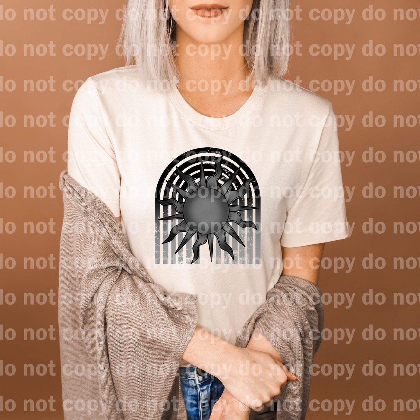 Black Sun Distressed Dream Print or Sublimation Print