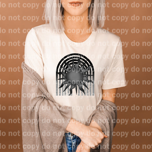 Black Sun Distressed Dream Print or Sublimation Print