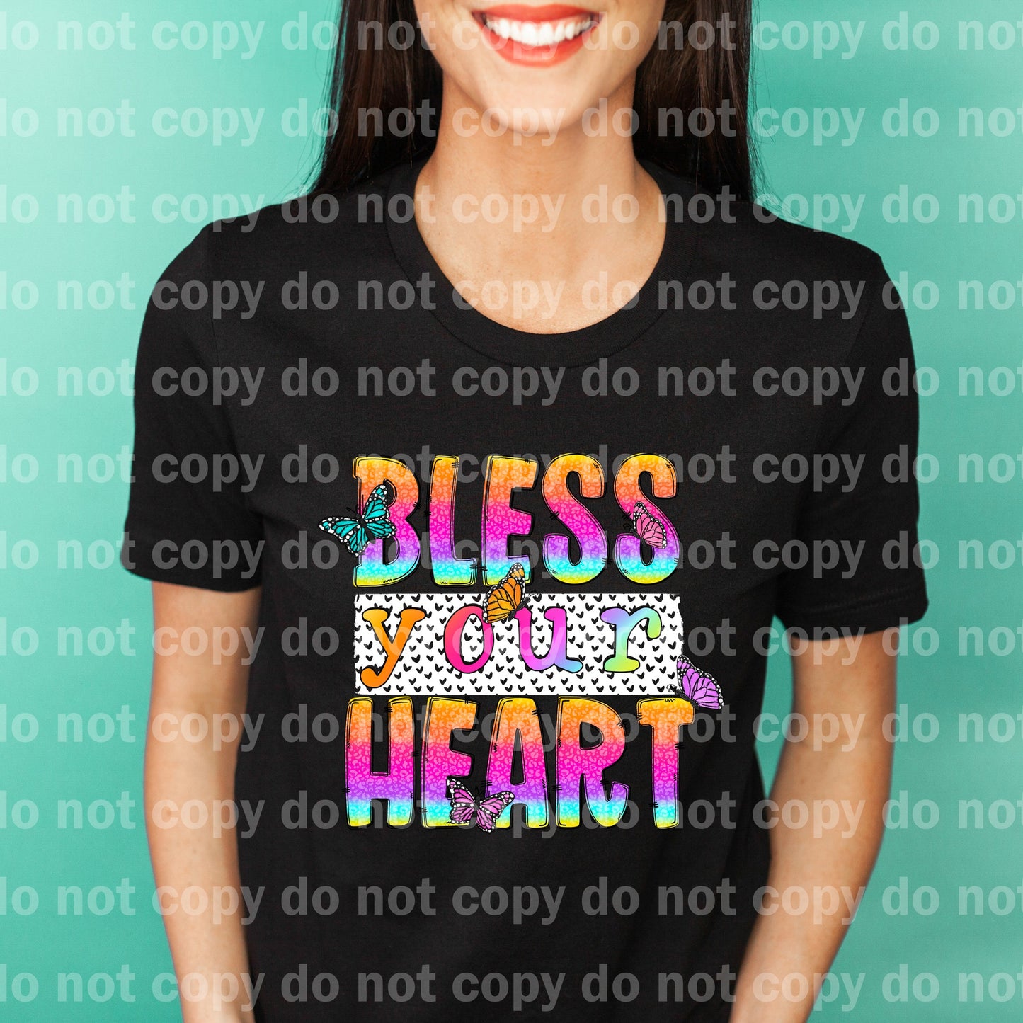 Bless Your Heart Black/White Dream Print or Sublimation Print