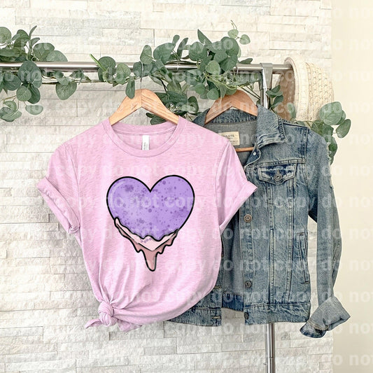 Drippy Heart Purple Dream Print or Sublimation Print