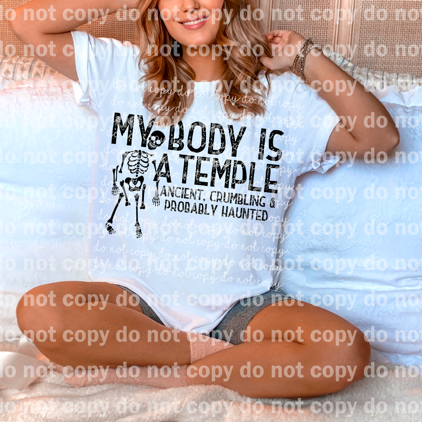 My Body Is A Temple Ancient Crumbling And Probably Haunted Dream Print or Sublimation Print