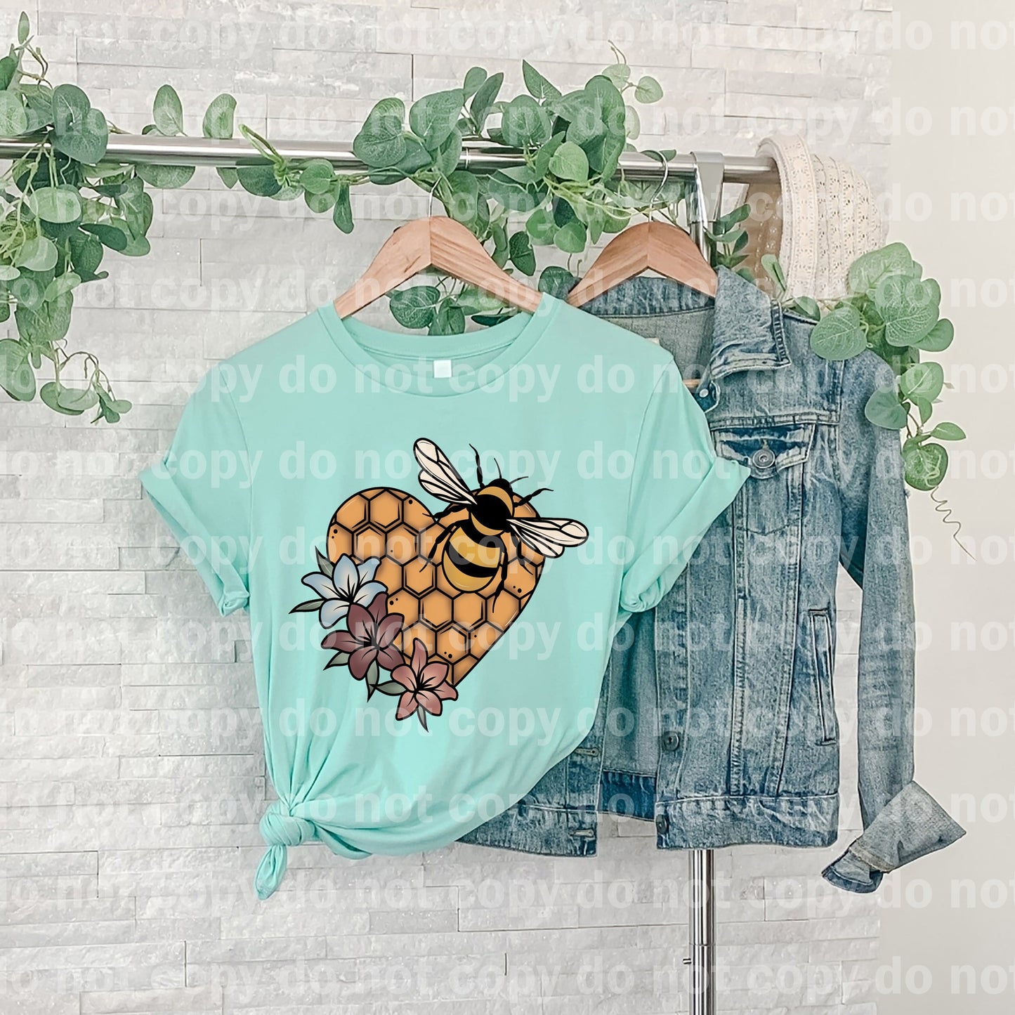 Boho Bee Heart Dream Print or Sublimation Print