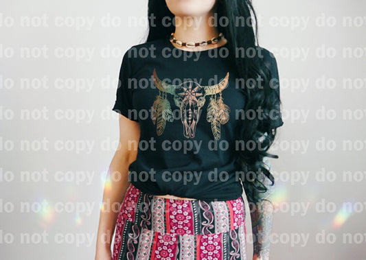 Boho Cow Skull Pastel Dream Print or Sublimation Print