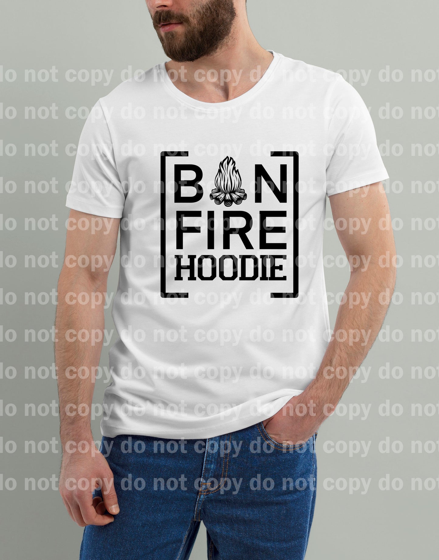 Men's Bonfire Hoodie Full Color/One Color Dream Print or Sublimation Print
