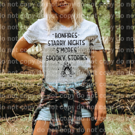 Bonfires Starry Nights S'mores Spooky Stories Dream Print or Sublimation Print