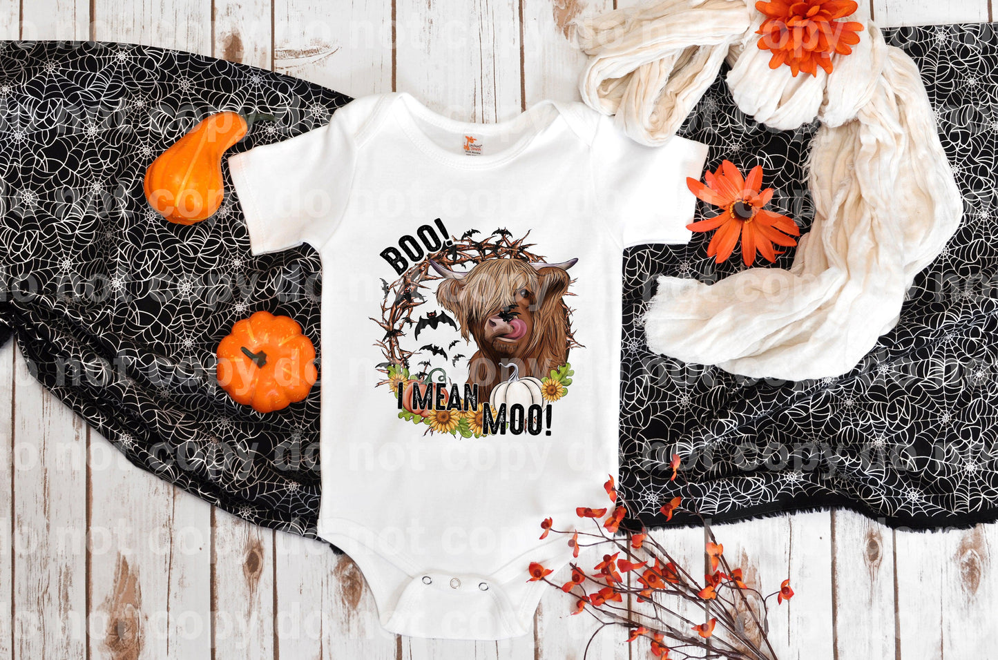 Boo I Mean Moo Spooky Cow Dream Print or Sublimation Print
