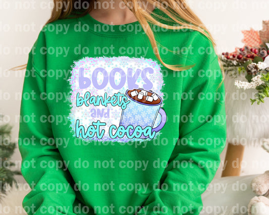 Books Blankets And Hot Cocoa Dream Print or Sublimation Print