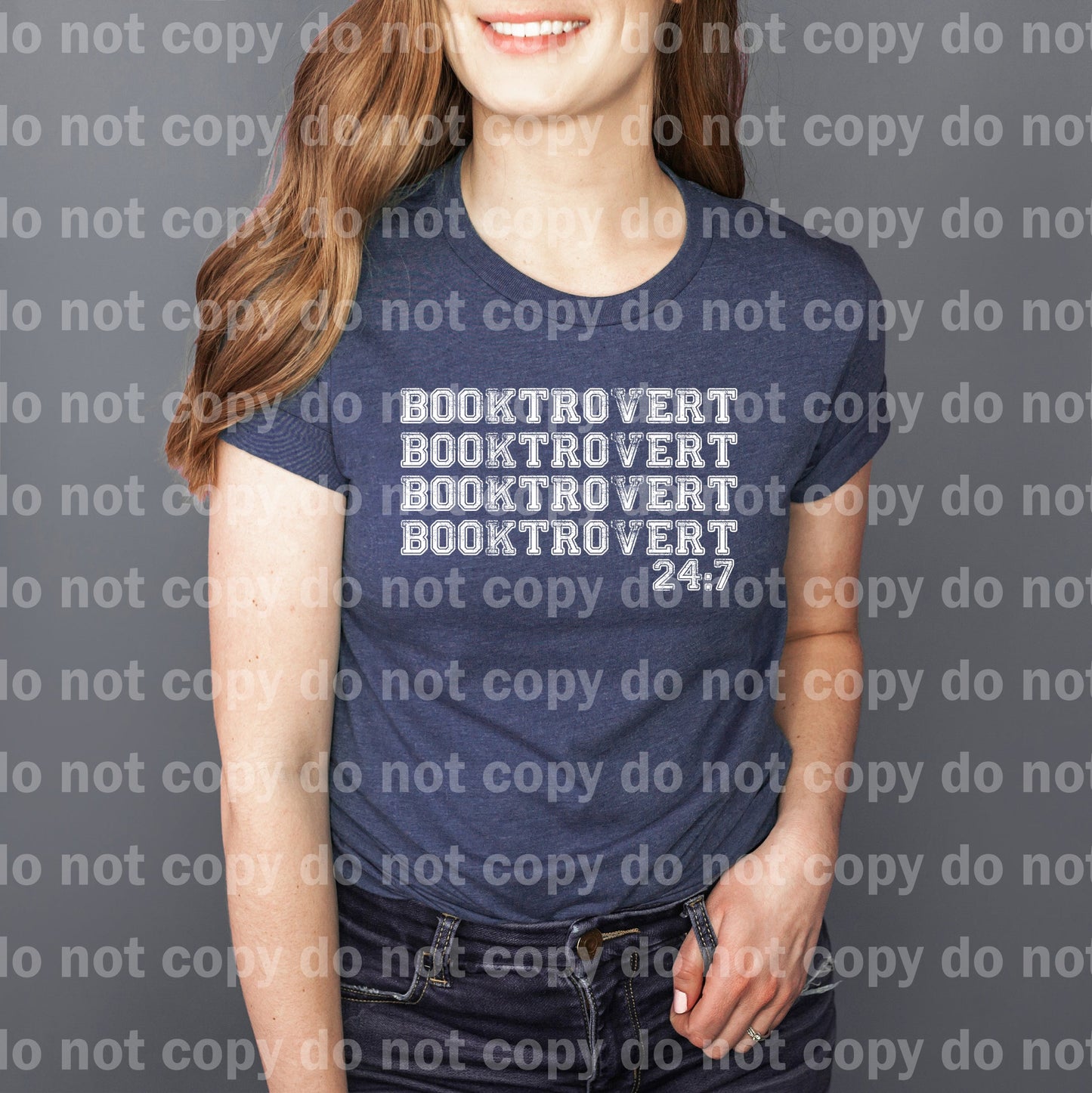 Booktrovert 24:7 Distressed Black/White Dream Print or Sublimation Print