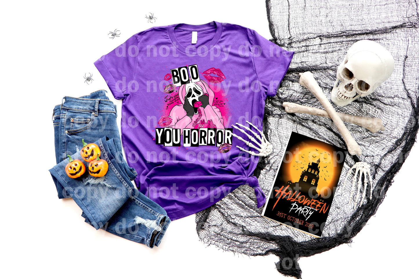 Boo You Horror Dream Print or Sublimation Print