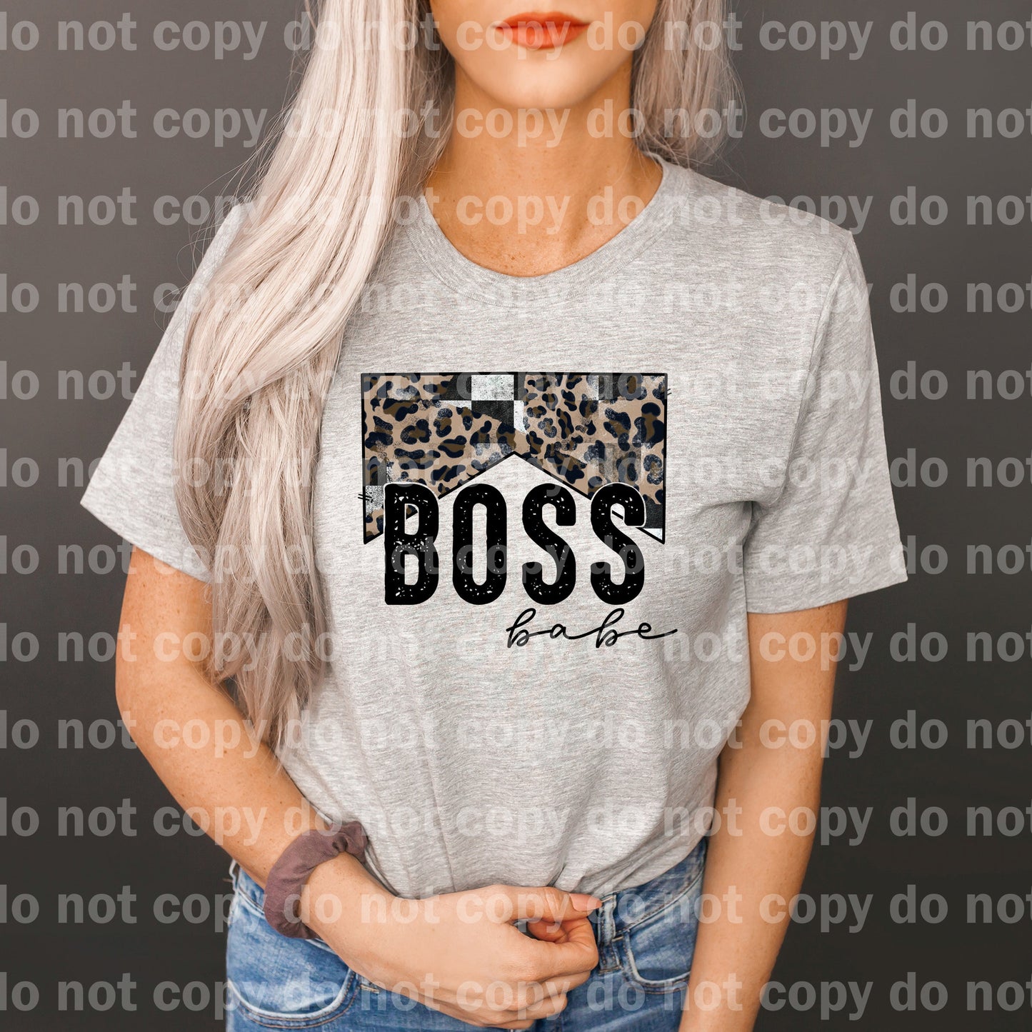 Boss Babe Leopard Print Dream Print or Sublimation Print