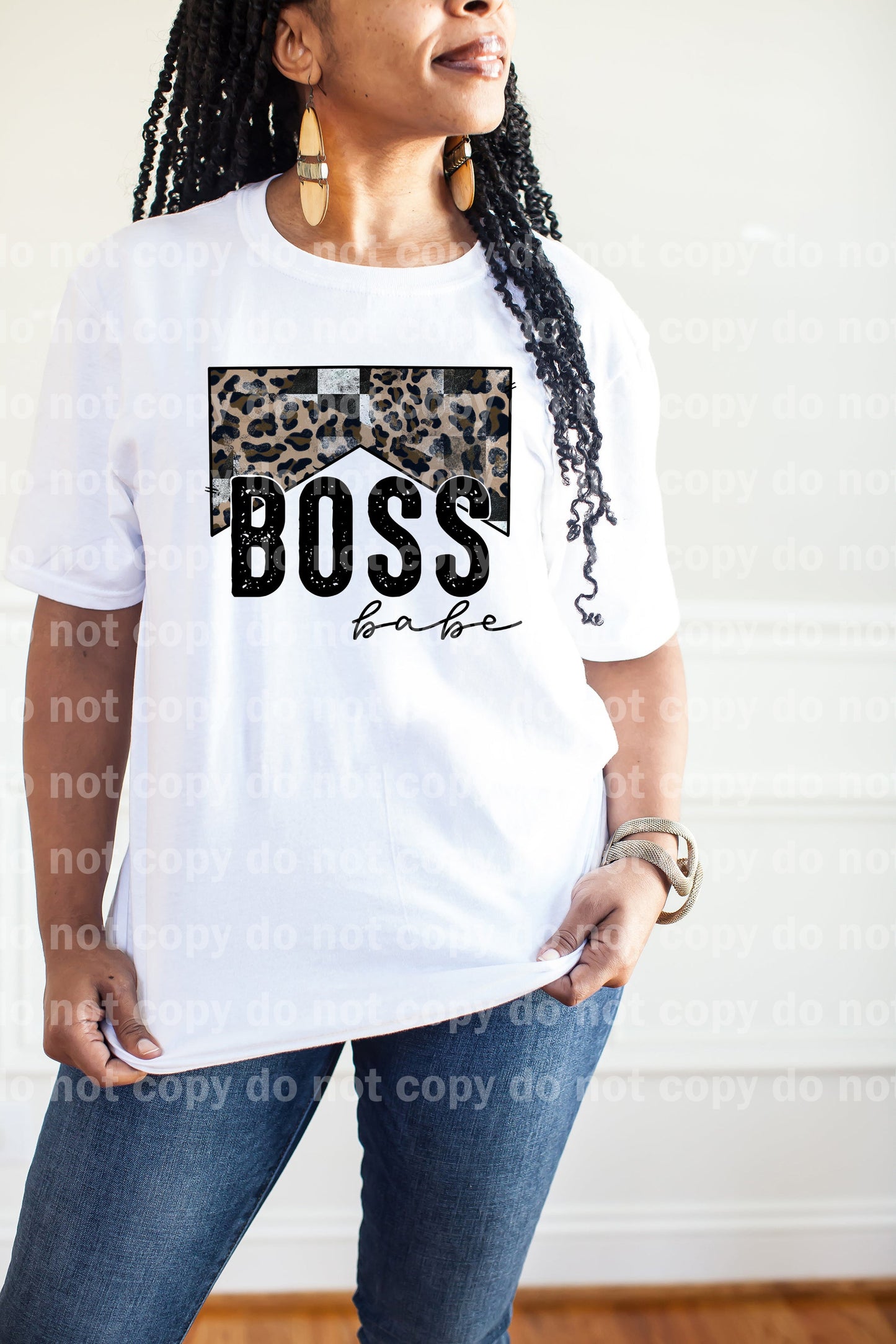 Boss Babe Leopard Print Dream Print or Sublimation Print