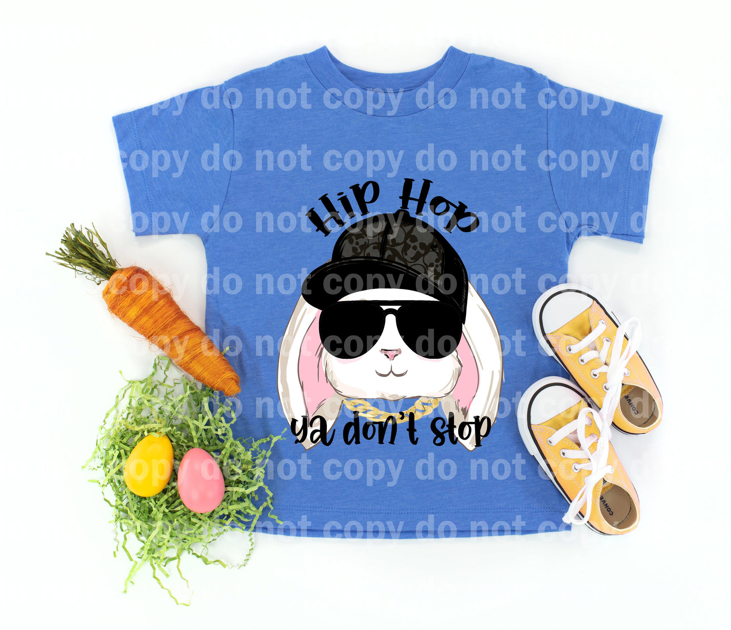 Hip Hop Ya Don't Stop Bunny Dream print transfer