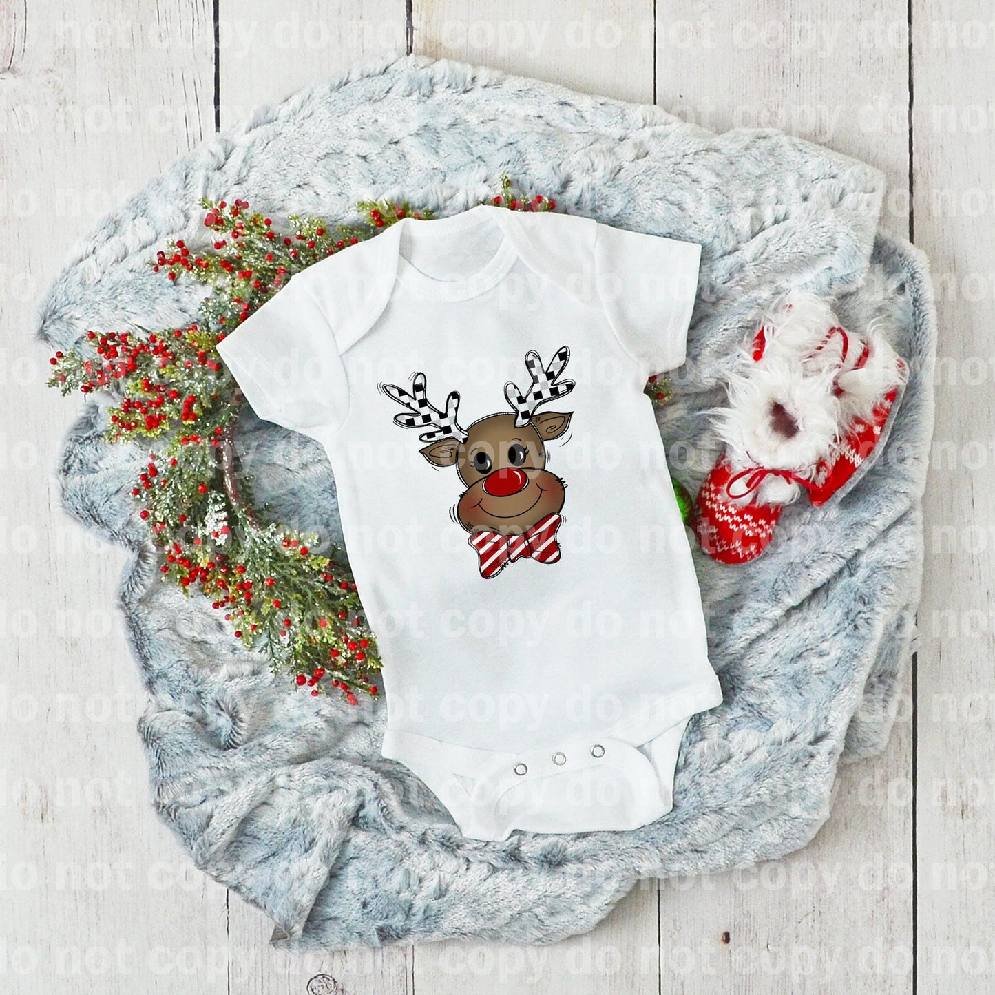 Reindeer Head Boy/Girl Dream Print or Sublimation Print