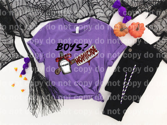 Boys Homicide Poison Knife Dream Print or Sublimation Print