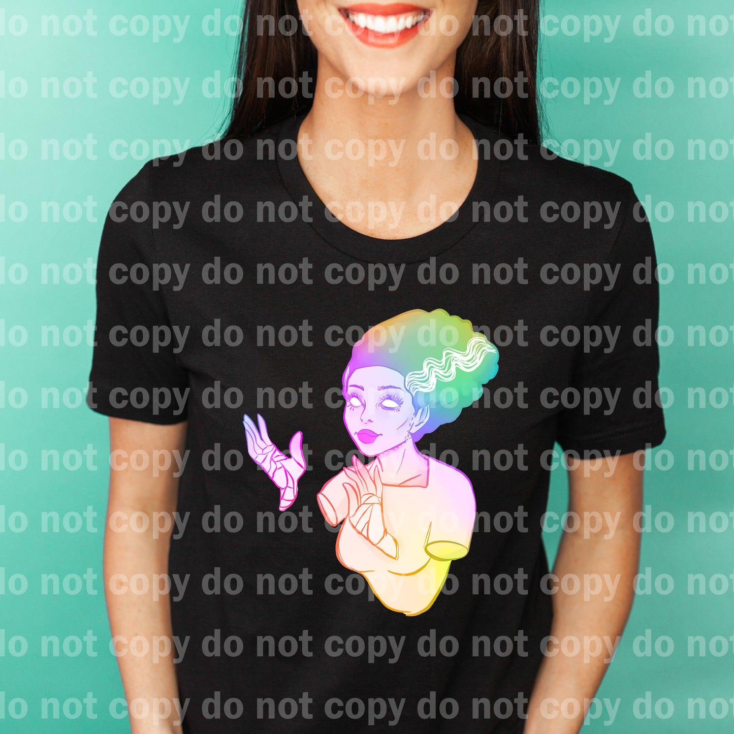 Bride Of The Monster Pastel or rainbow  Color Style Dream Print or Sublimation Print