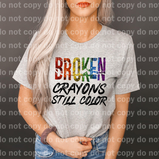 Broken Crayons Still Color Full Color/One Color Dream Print or Sublimation Print