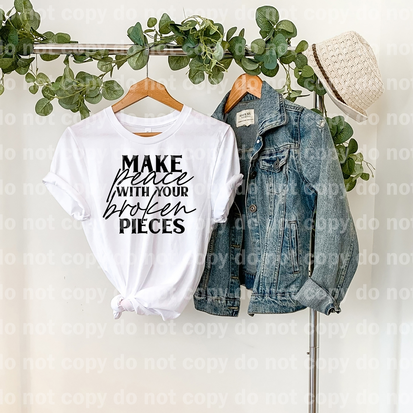 Make Peace With Your Broken Pieces Dream Print or Sublimation Print