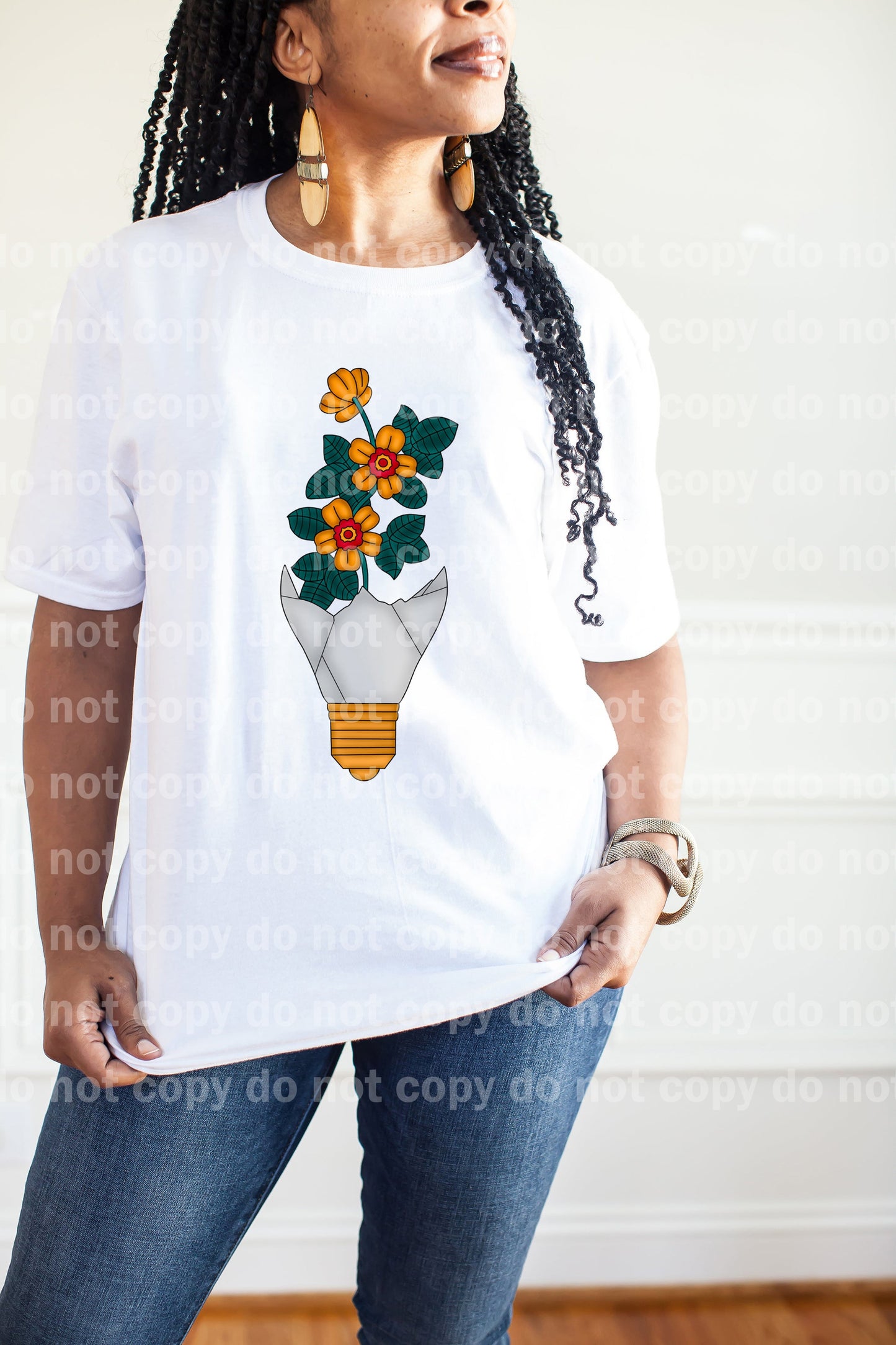Bulb With Flowers Dream Print or Sublimation Print