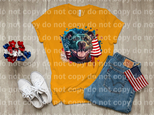 Bullie And USA Flag Dream Print or Sublimation Print