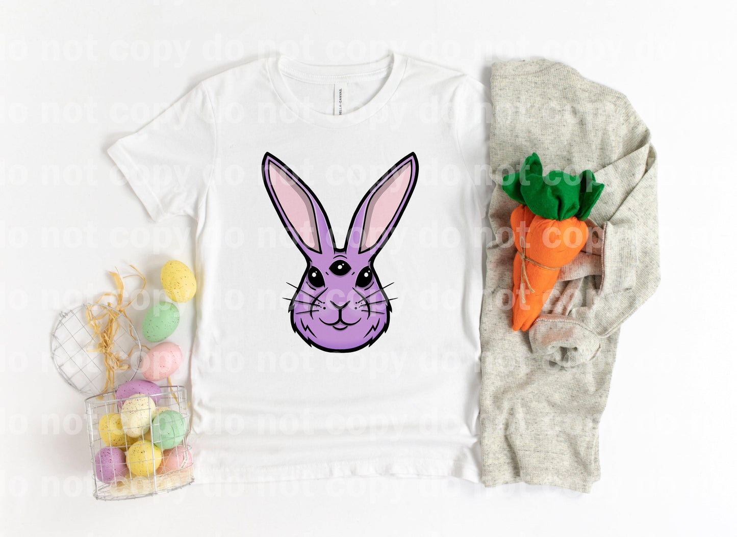 Bunny With Third Eye Purple Dream Print or Sublimation Print