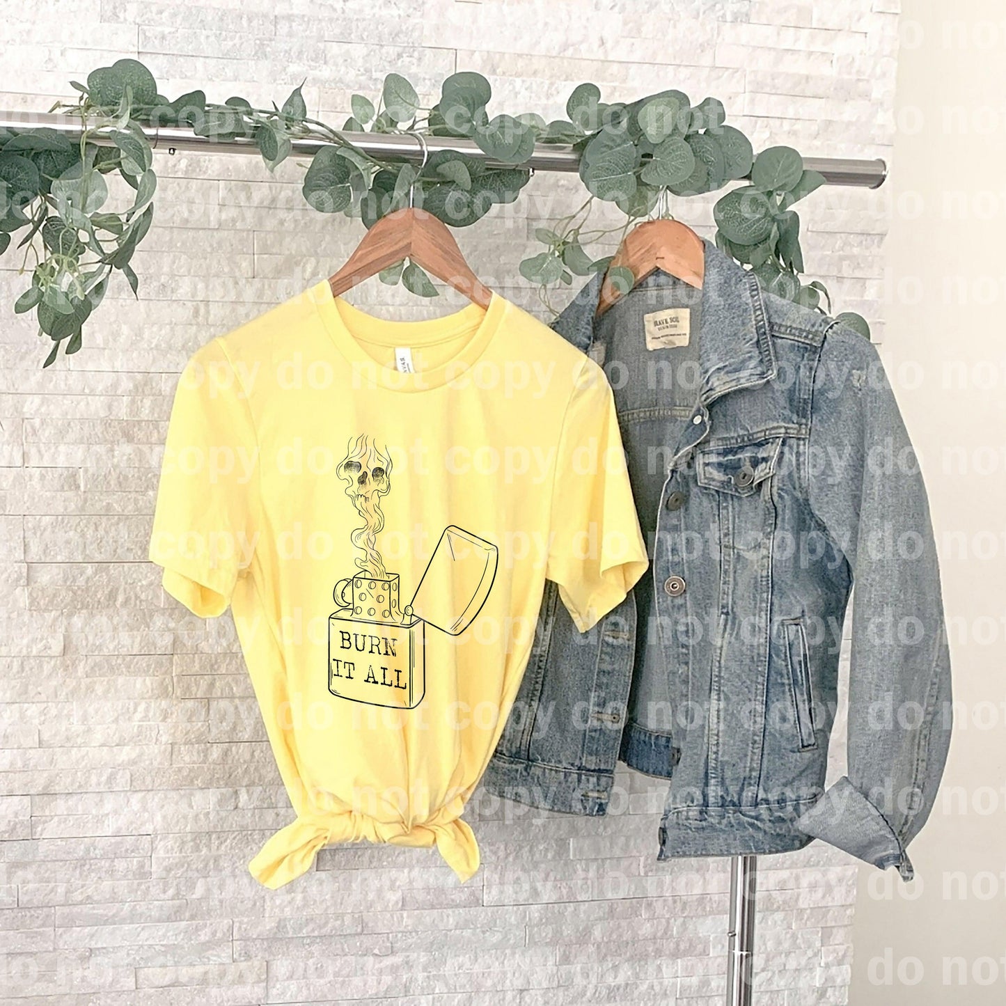 Burn It All Full Color/One Color Dream Print or Sublimation Print