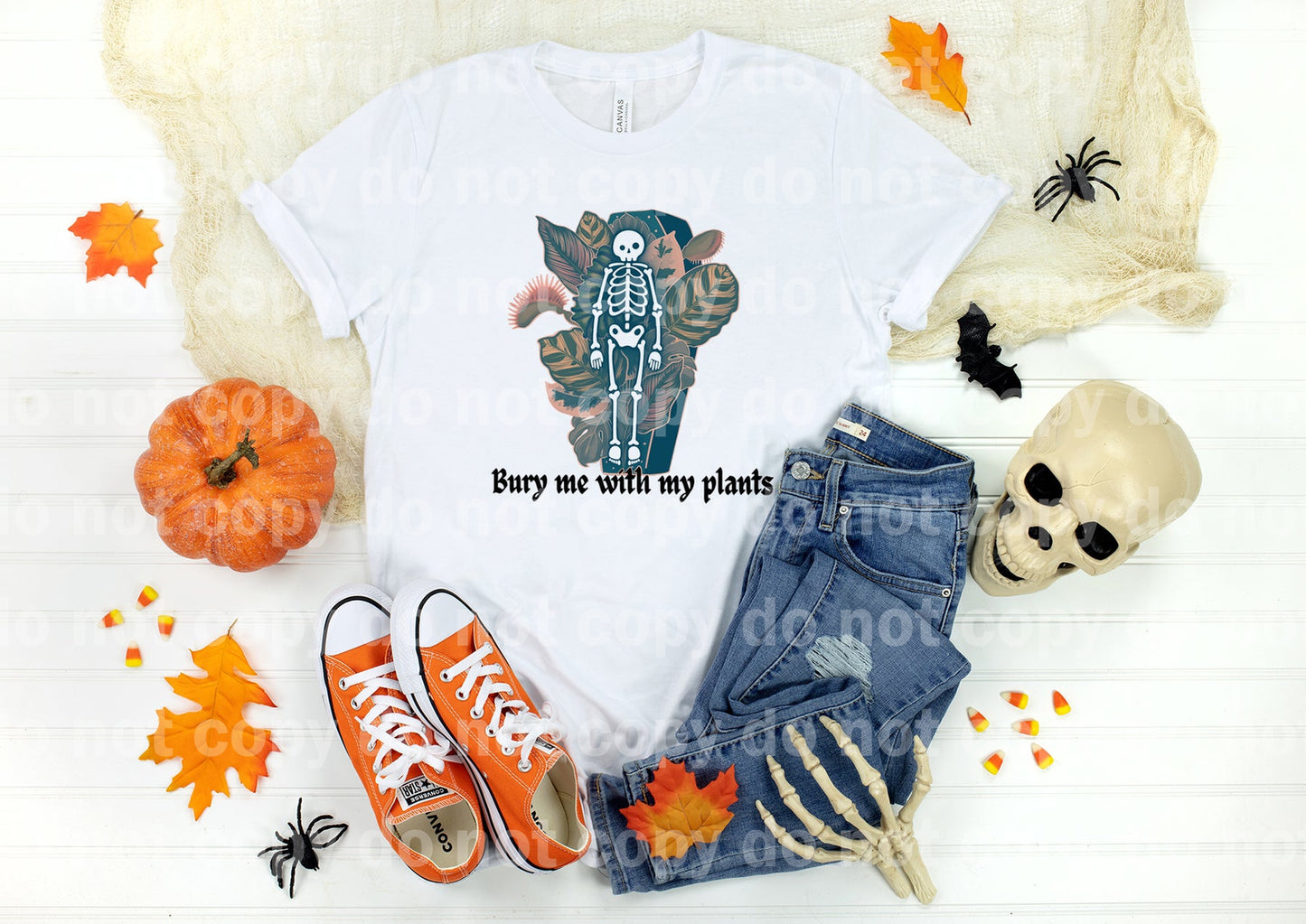 Bury Me With My Plants Peach Outline Dream Print or Sublimation Print