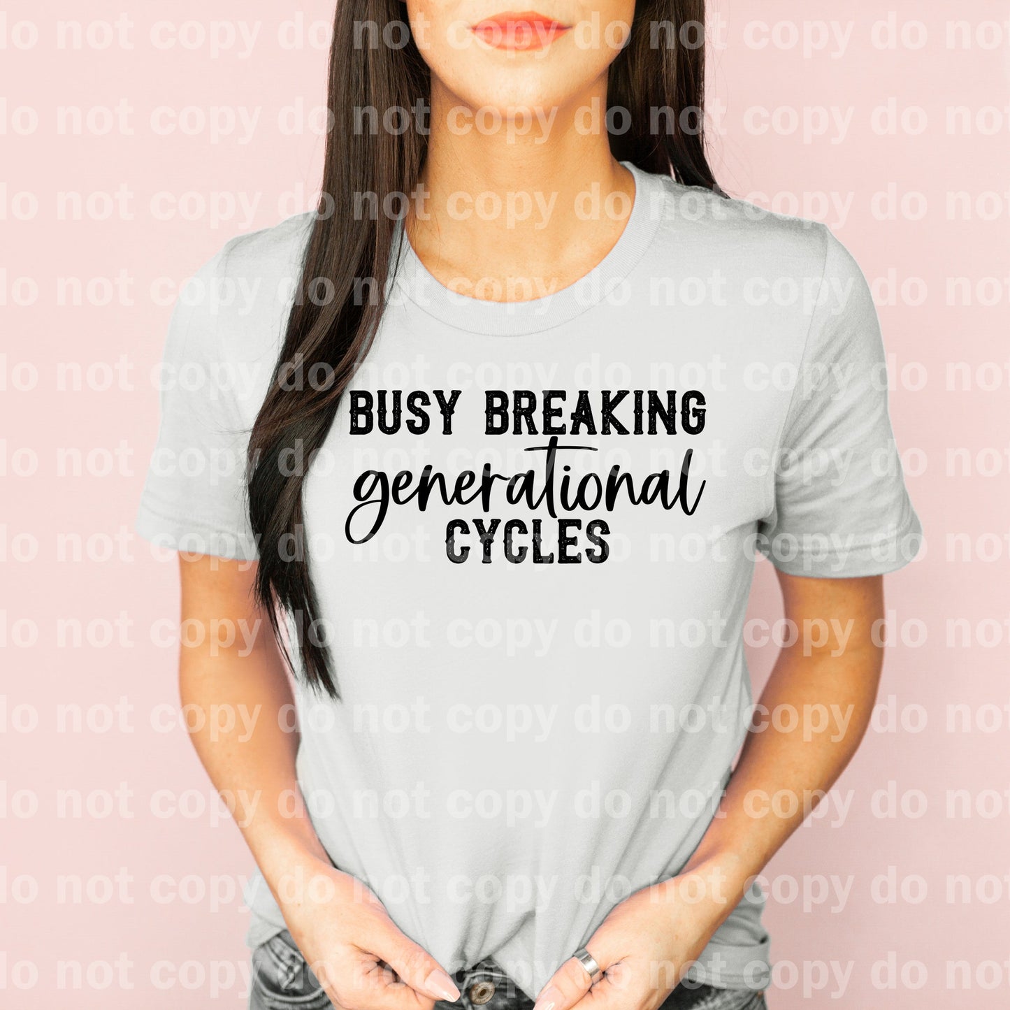 Busy Breaking Generational Cycles Distressed Dream Print or Sublimation Print