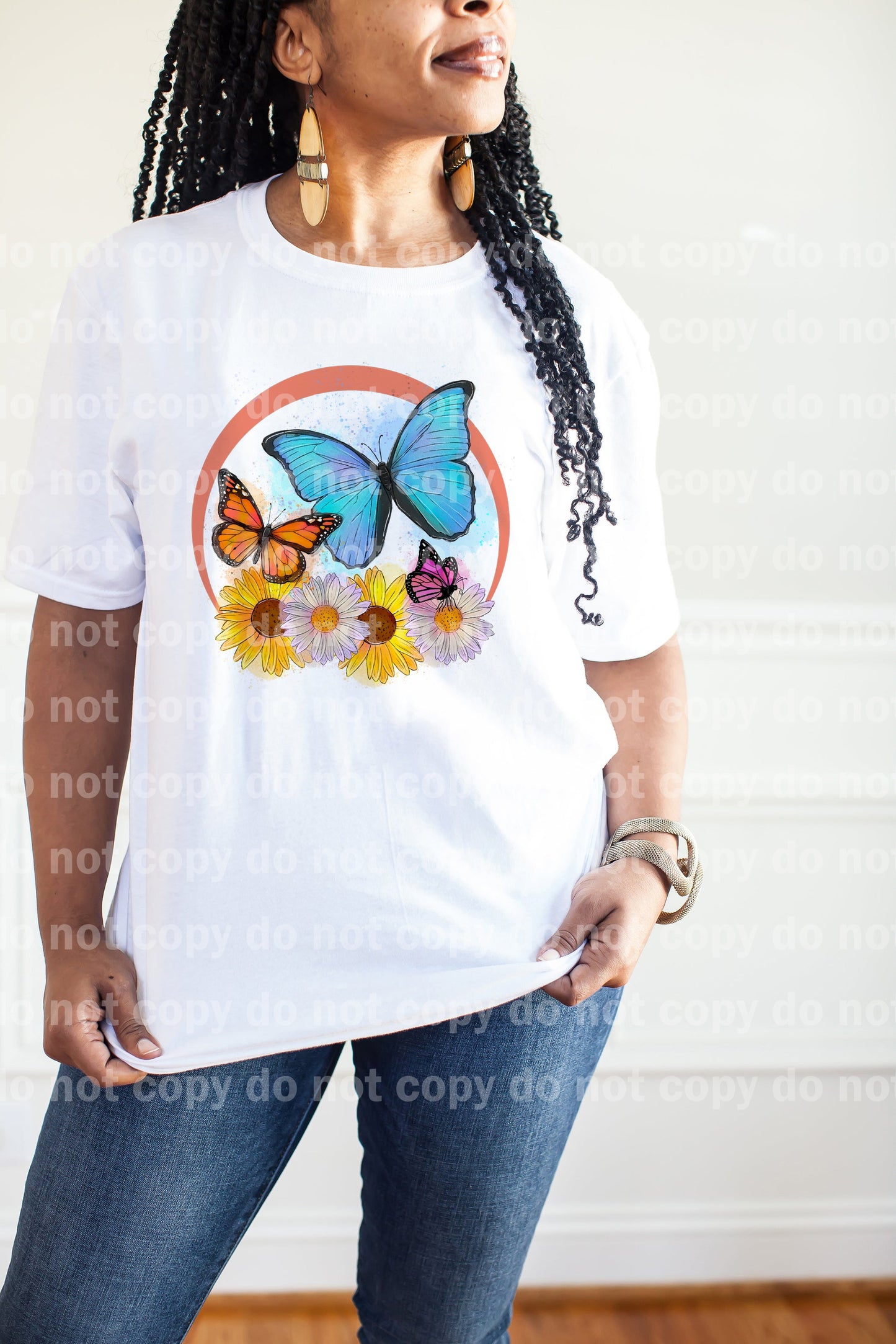 Butterfly And Flowers Dream Print or Sublimation Print