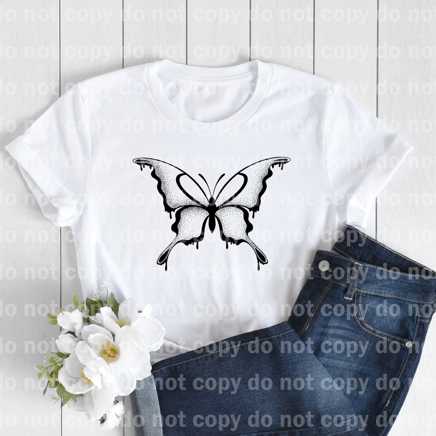 Butterfly With Shading Dream Print or Sublimation Print