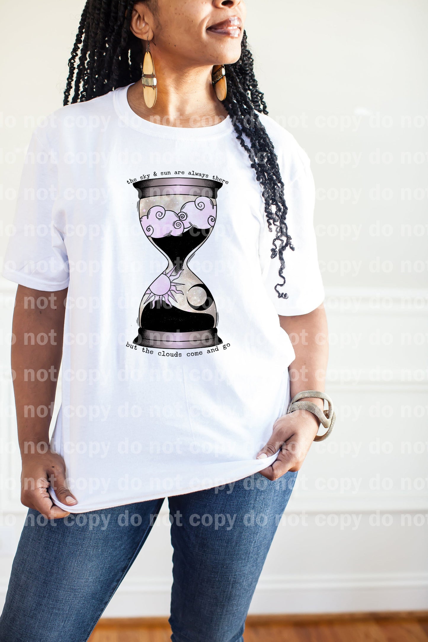 The Sky And Sun Are Always There But The Clouds Come And Go Full Color/One Color Dream Print or Sublimation Print