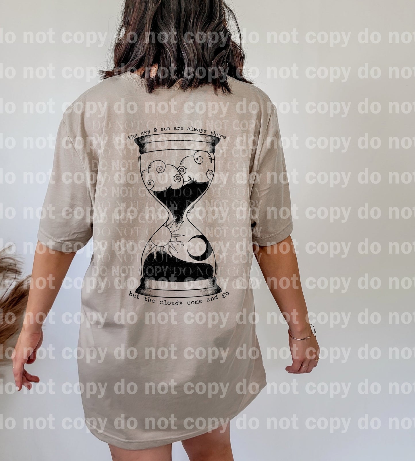 The Sky And Sun Are Always There But The Clouds Come And Go Full Color/One Color Dream Print or Sublimation Print