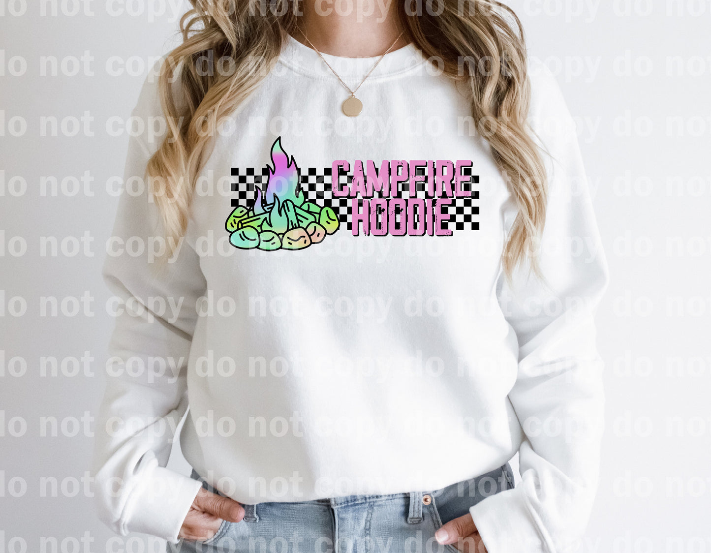 Campfire Hoodie Dream Print or Sublimation Print