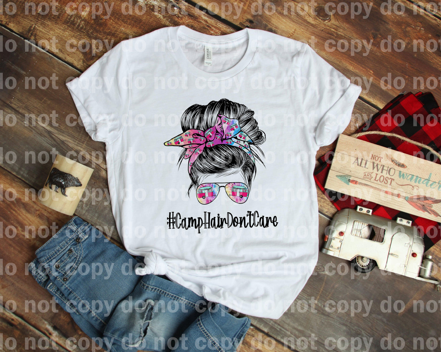 Camp Hair Don't Care Dream Print or Sublimation Print