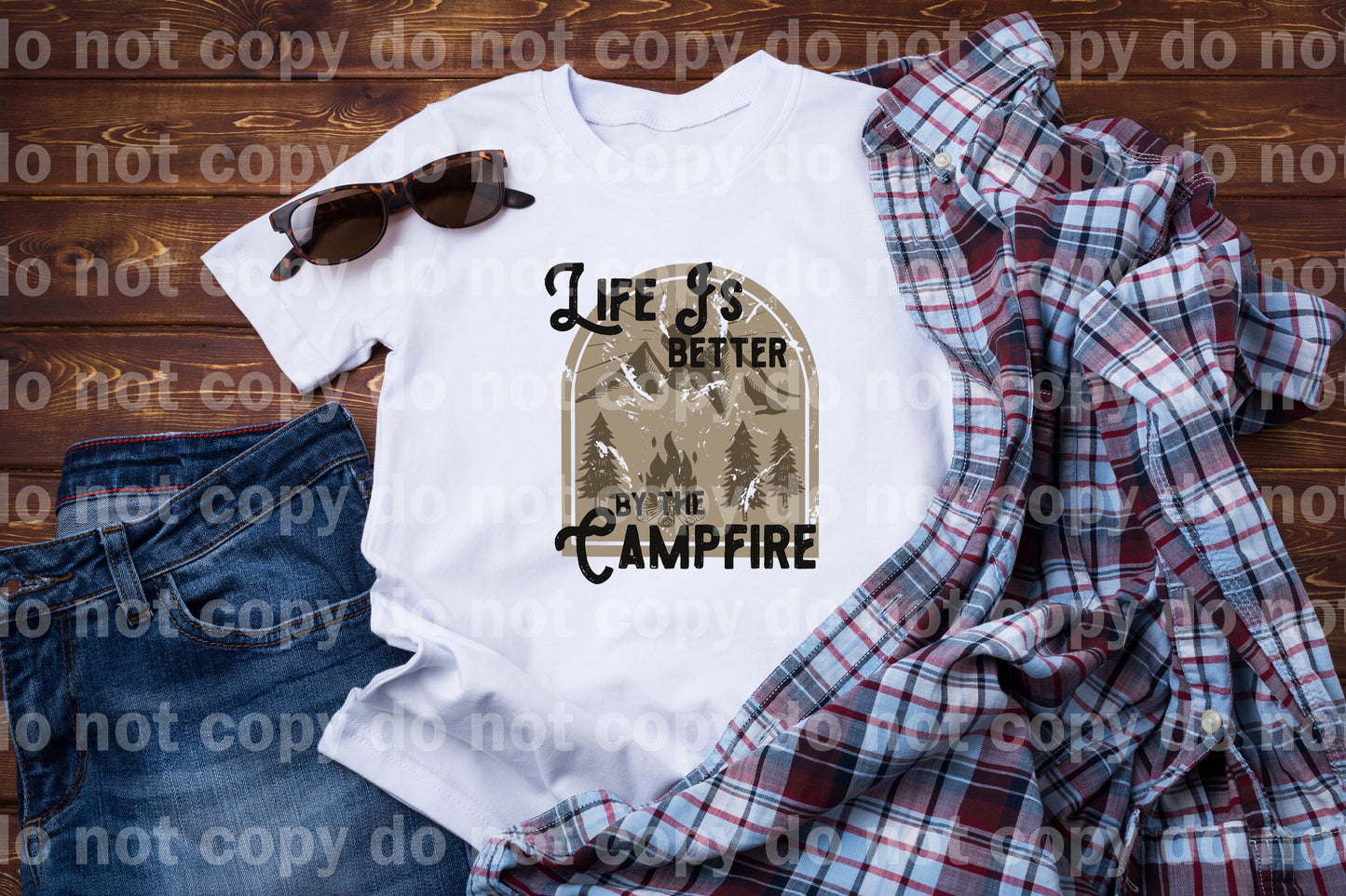 Life Is Better By The Campfire Dream Print or Sublimation Print