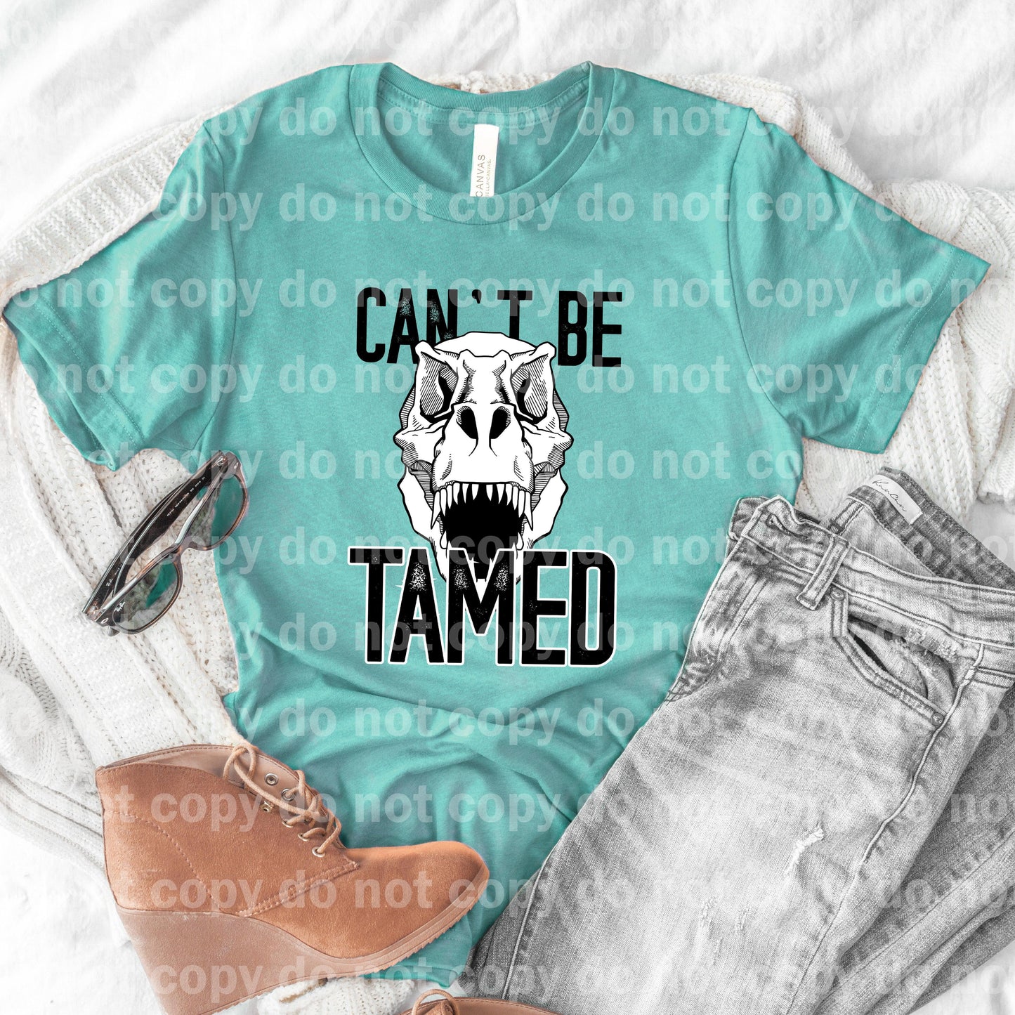 Can’t Be Tamed Dinosaur Skull Dream Print or Sublimation Print
