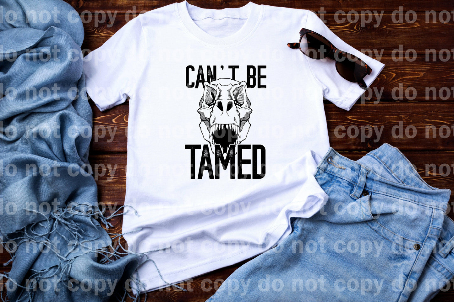 Can’t Be Tamed Dinosaur Skull Dream Print or Sublimation Print