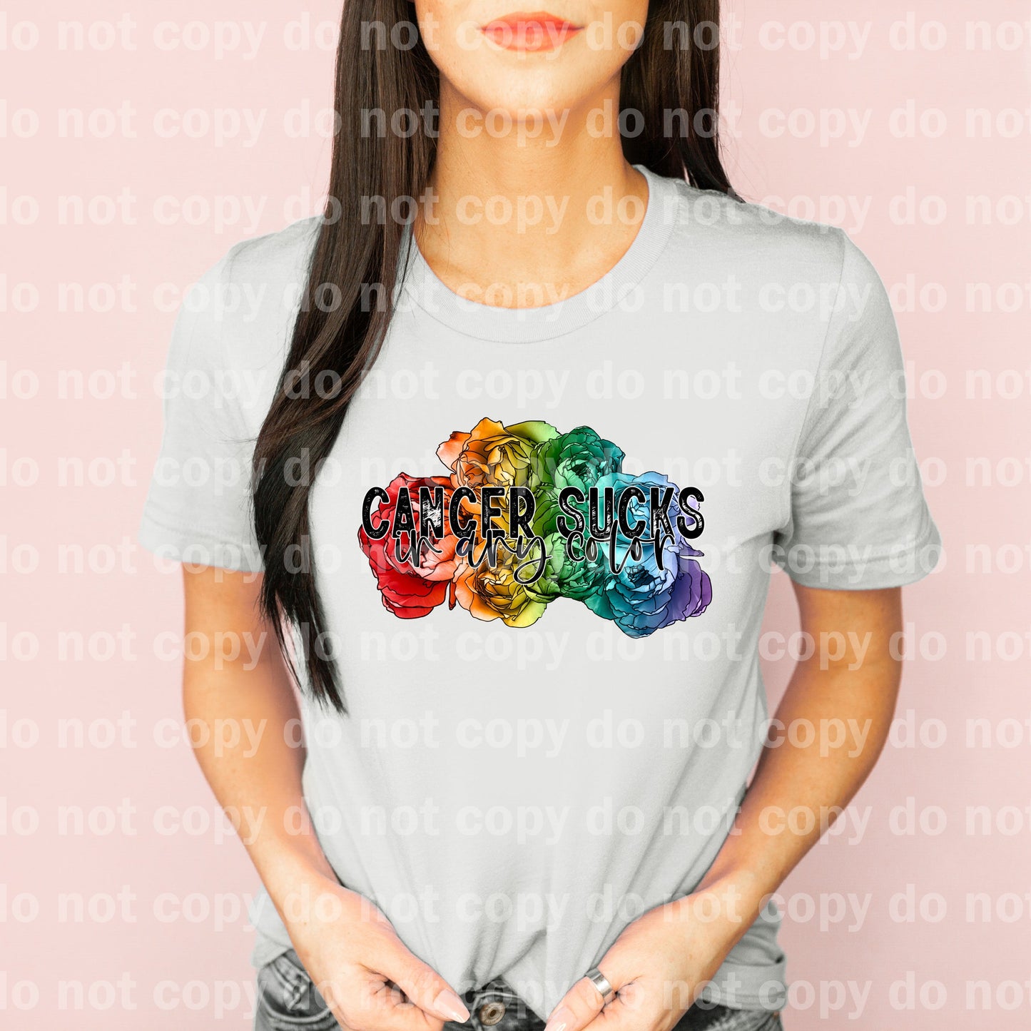 Cancer Sucks In Any Color Multicolor Dream Print or Sublimation Print