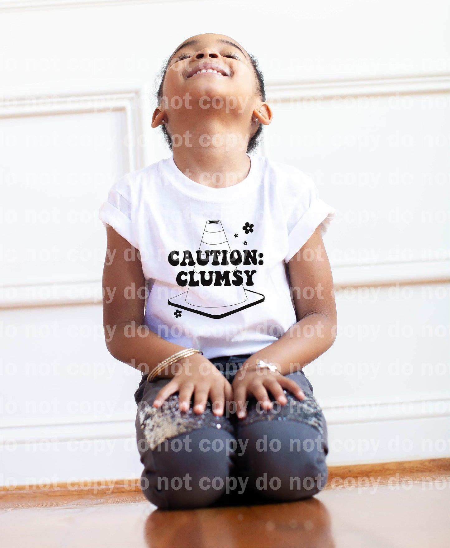Caution Clumsy Boy/Girl Dream Print or Sublimation Print