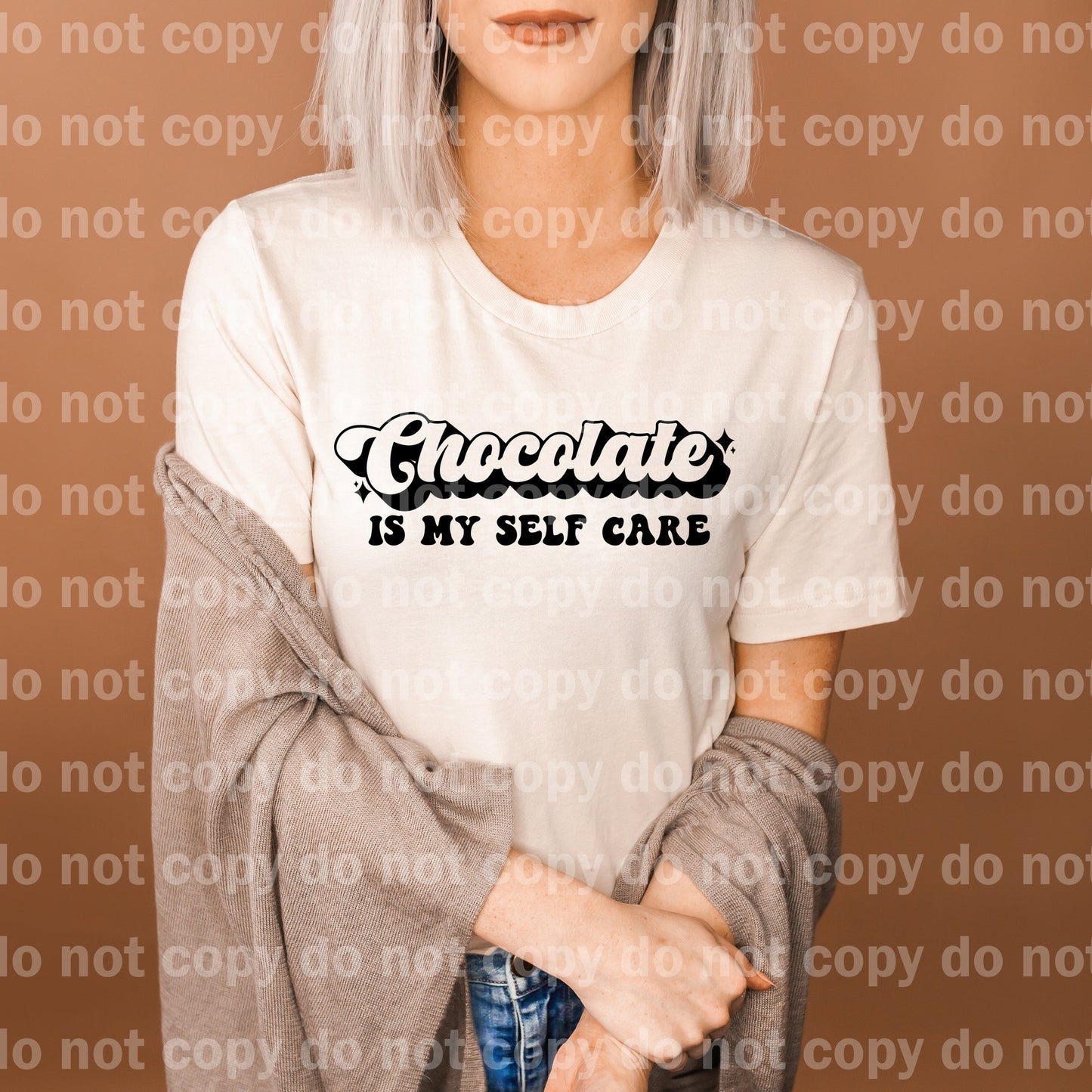 Chocolate Is My Self Care Dream Print or Sublimation Print