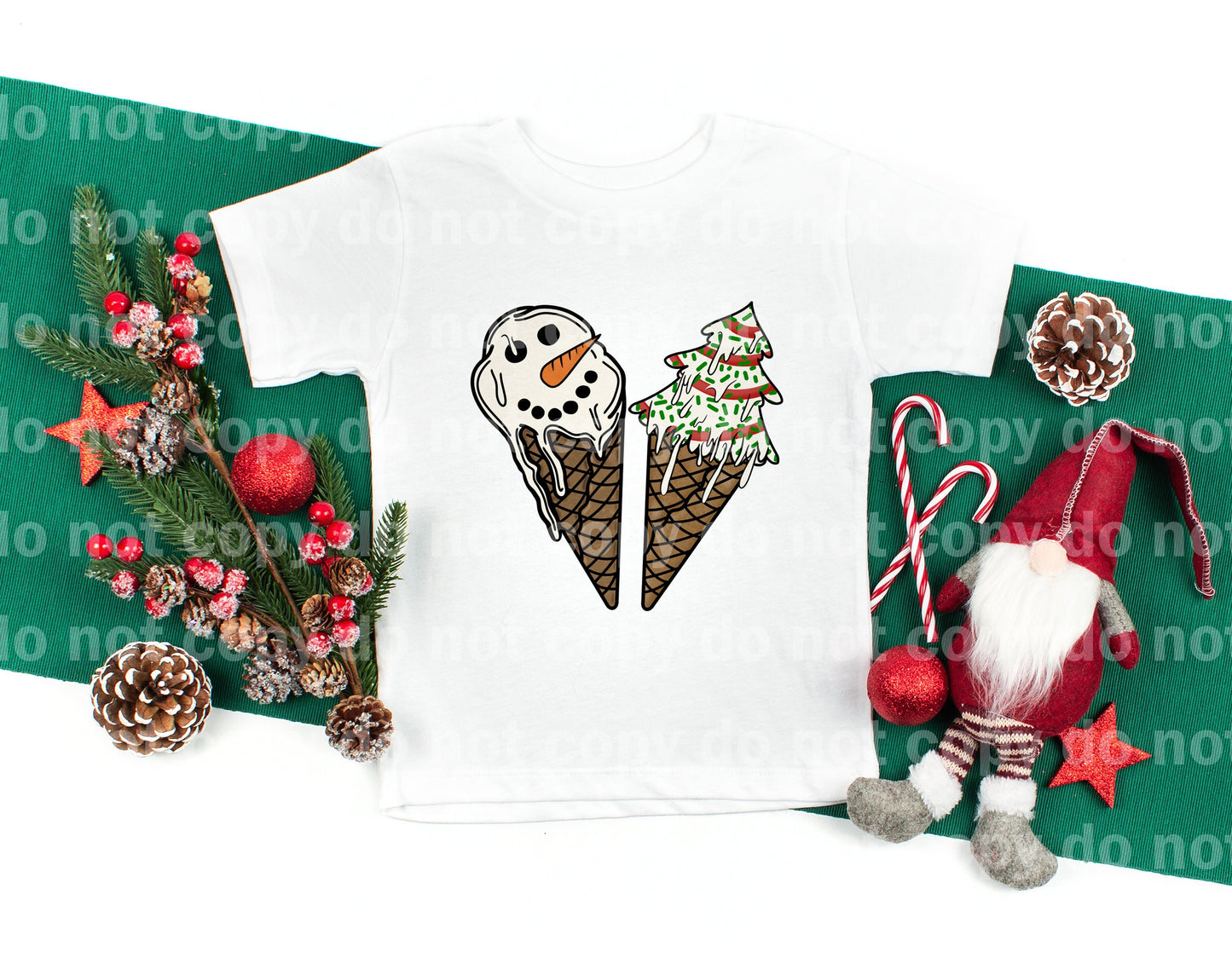 Christmas Cones Dream Print or Sublimation Print