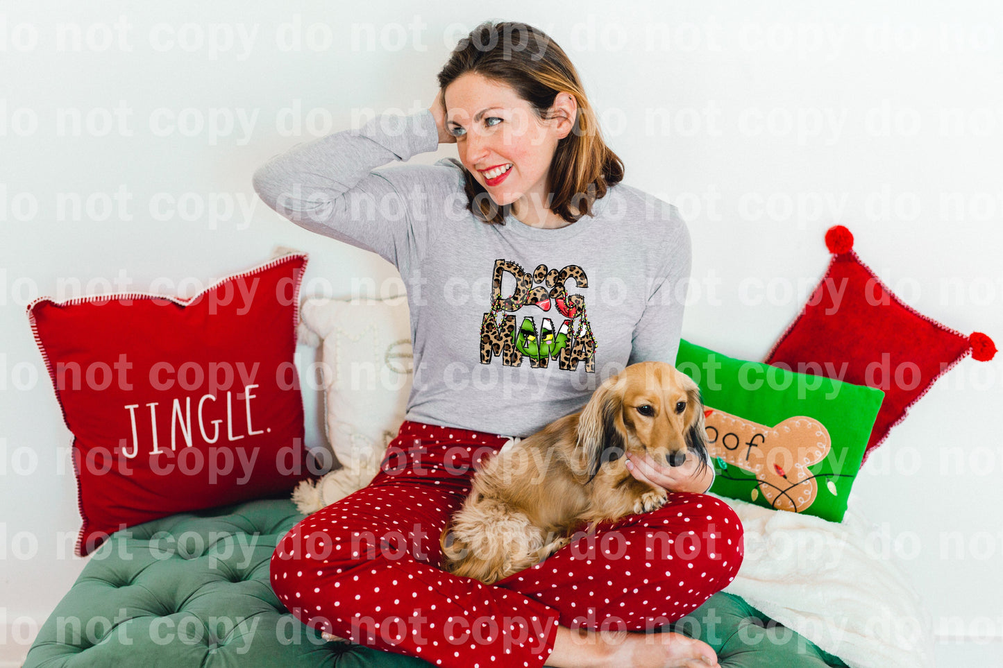 Christmas Dog Mama Dream Print or Sublimation Print