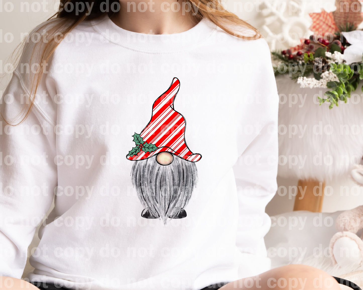 Christmas Gnome Head Dream Print or Sublimation Print