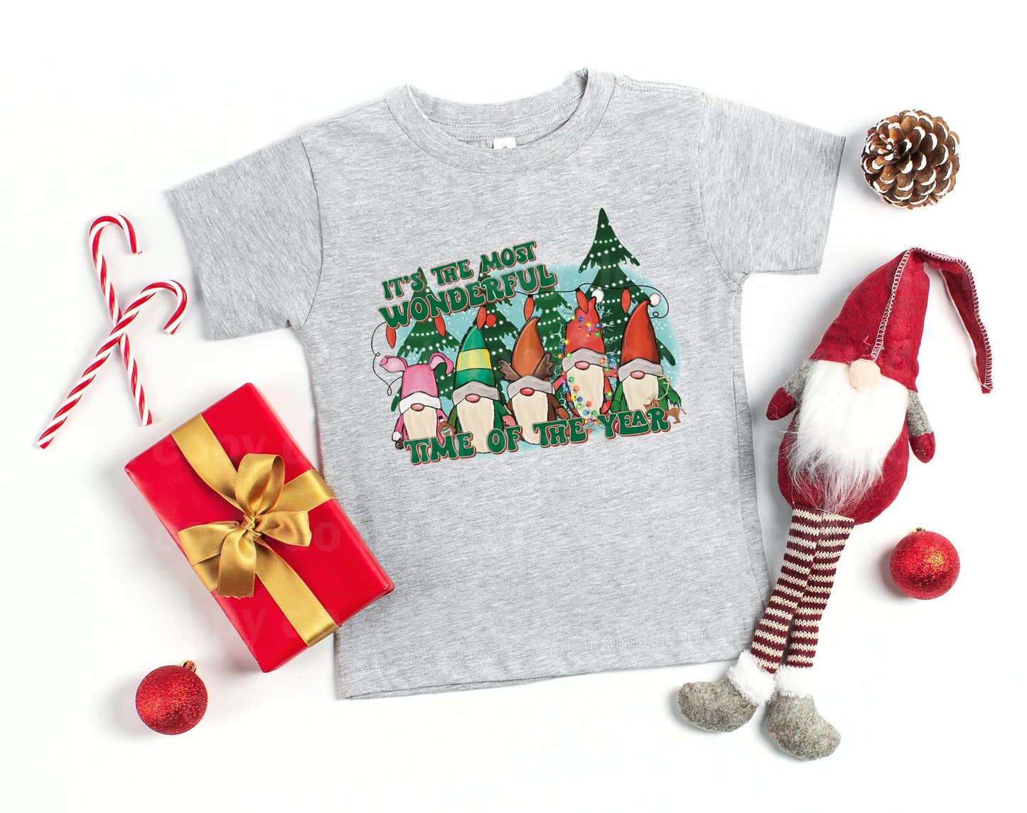 It's the Most Wonderful Time of the Year Christmas Gnomes Dream Print or Sublimation Print
