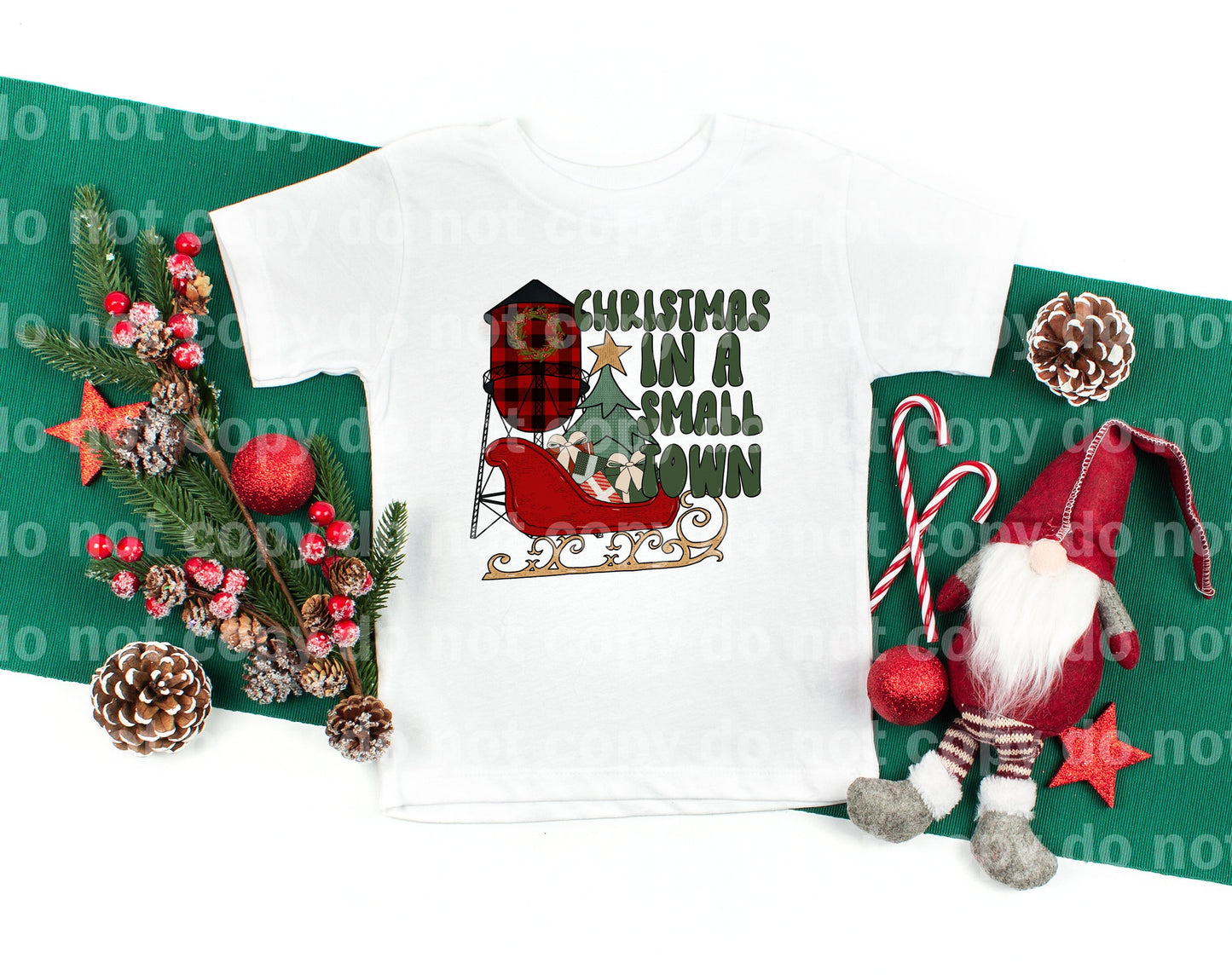 Christmas In A Small Town Dream Print or Sublimation Print