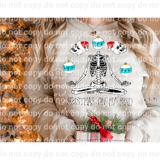 Christmas On My Mind Full Color/One Color Dream Print or Sublimation Print