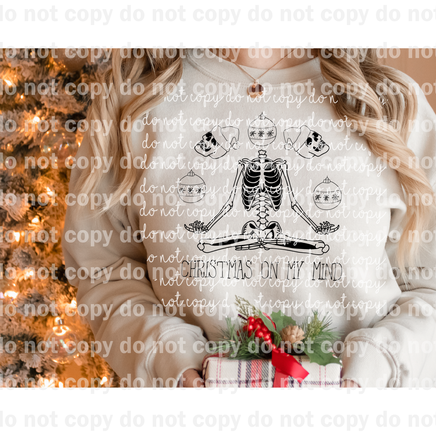 Christmas On My Mind Full Color/One Color Dream Print or Sublimation Print