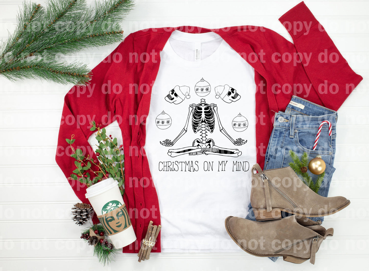 Christmas On My Mind Full Color/One Color Dream Print or Sublimation Print